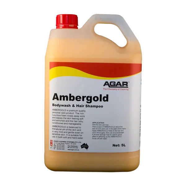 AGAR™ Ambergold Bodywash and Shampoo 5L