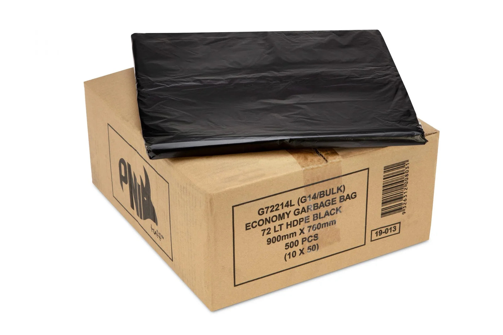 HDPE Black economy Garbage Bag - 72L 500/CTN