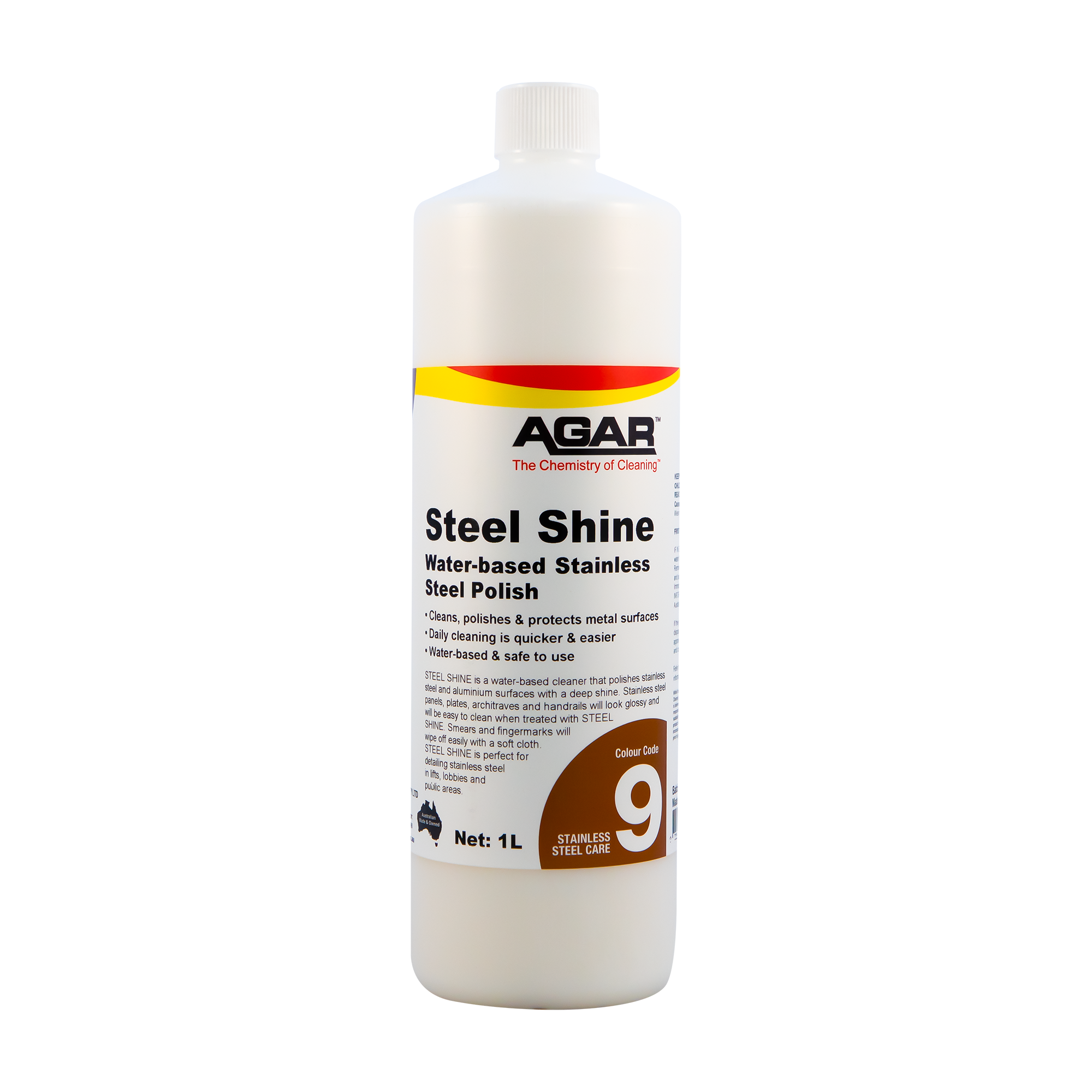 AGAR™ Steel Shine Water-based Steel Polish 1L