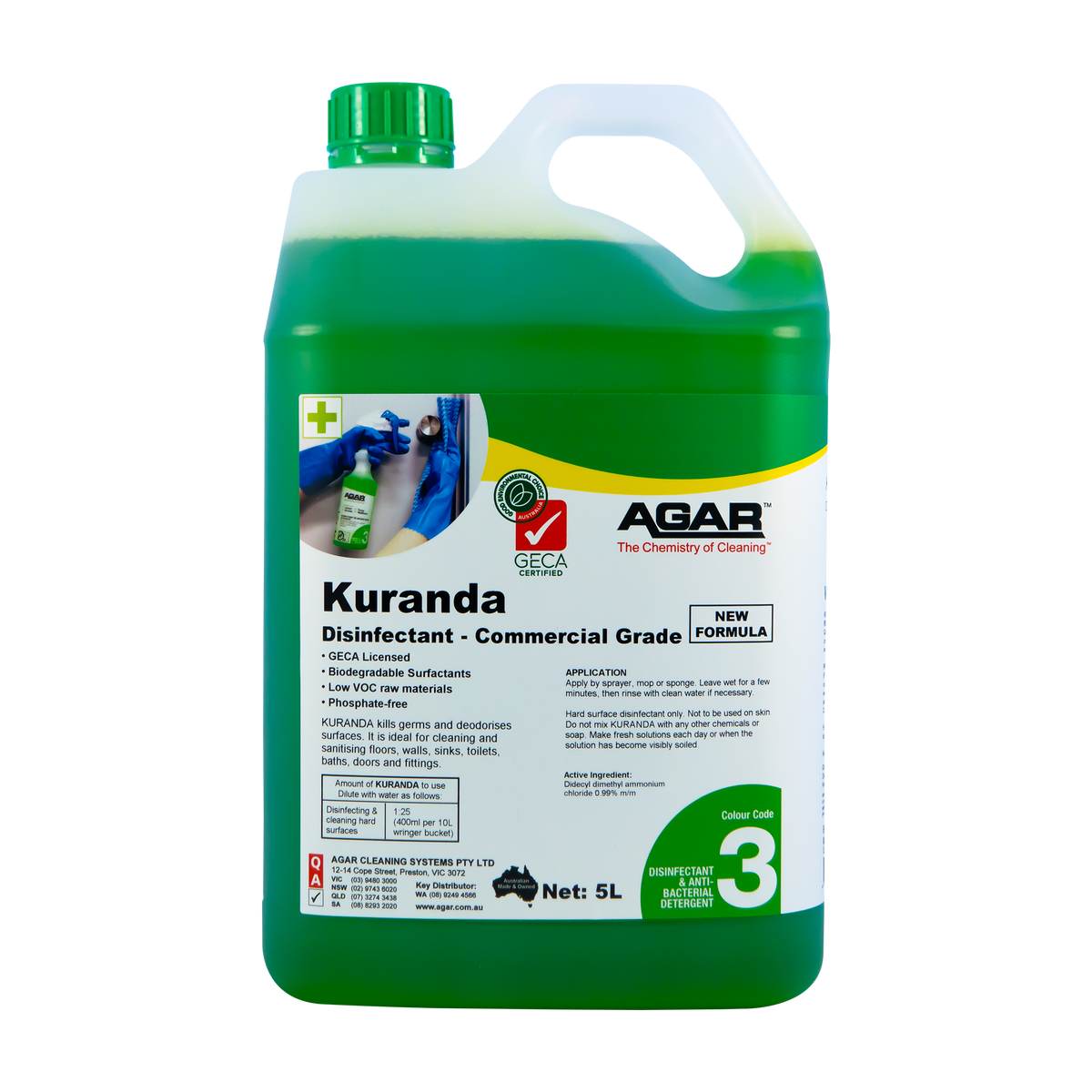 AGAR™ Kuranda Disinfectant - Commercial Grade