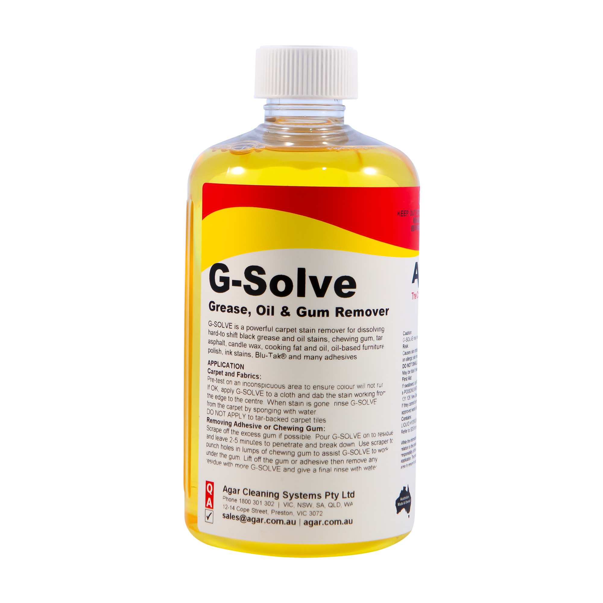AGAR™ G-Solve Grease, Oil & Gum Remover