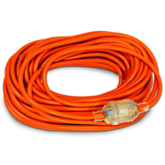 Heavy Duty Extension Cord Orange 18m 10 Amp