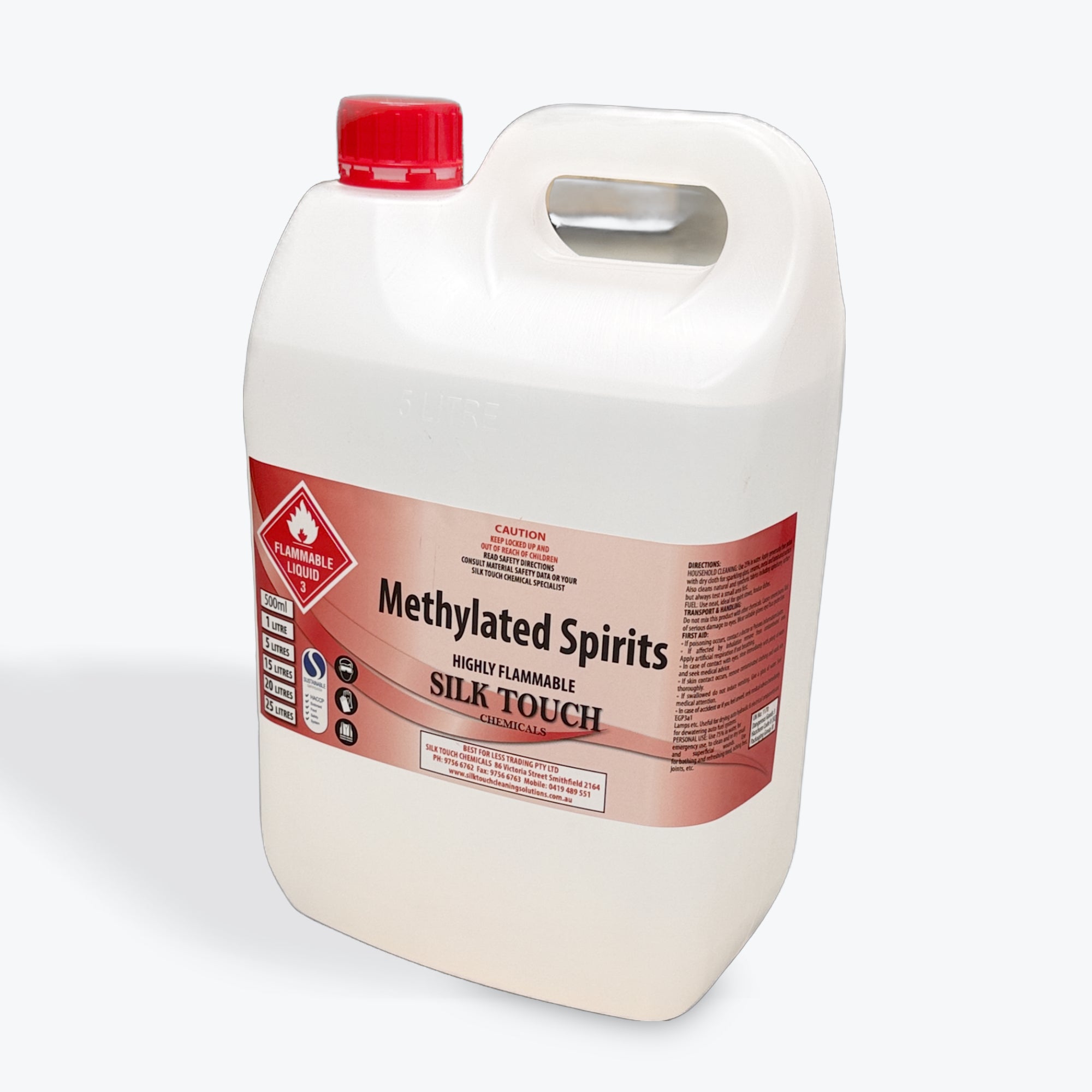 Methylated Spirits 5L | Silk Touch Chemicals