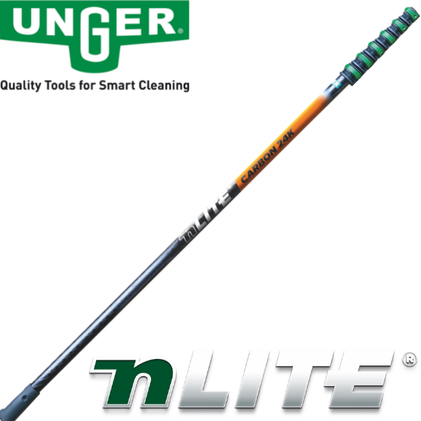 Unger nLite Carbon 24K Extension Pole – 3.2m / 10.5 ft (2 Sections)