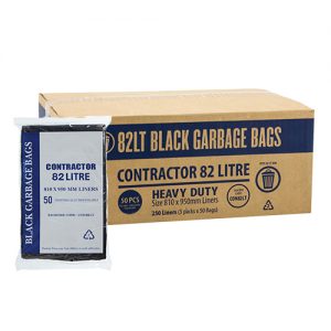 Contractor Black Bin Linear 82L- 50PK 250/CTN