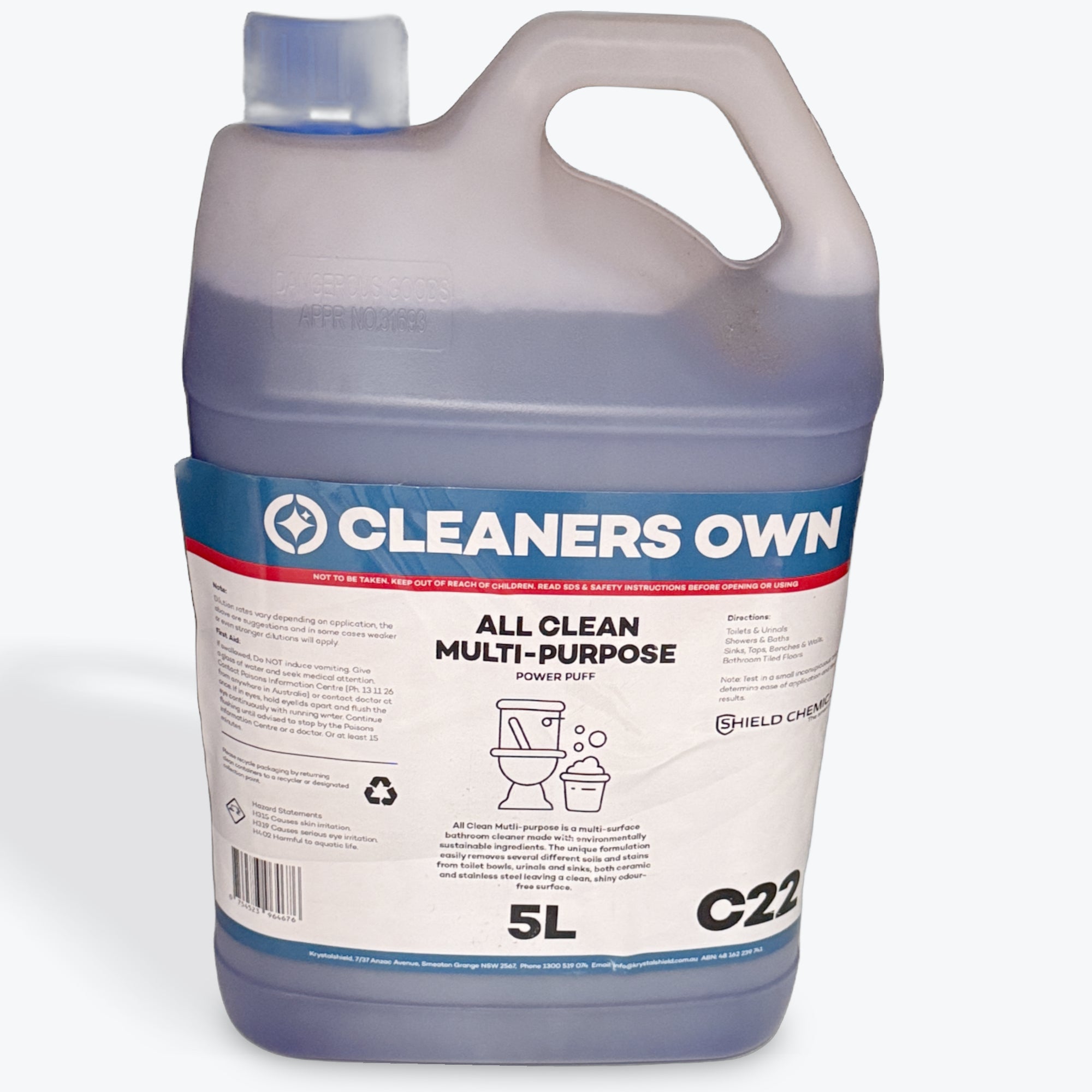 Cleaners Own All Clean Multi Purpose 5L