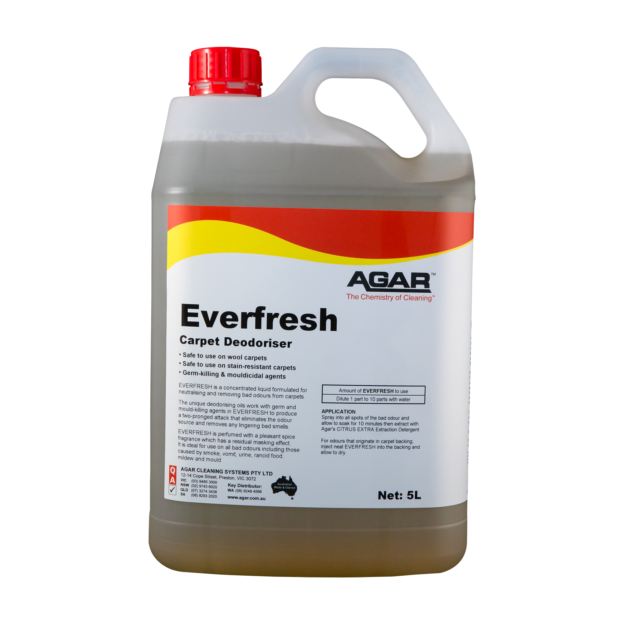 AGAR™ Everfresh Carpet Deodoriser 5L