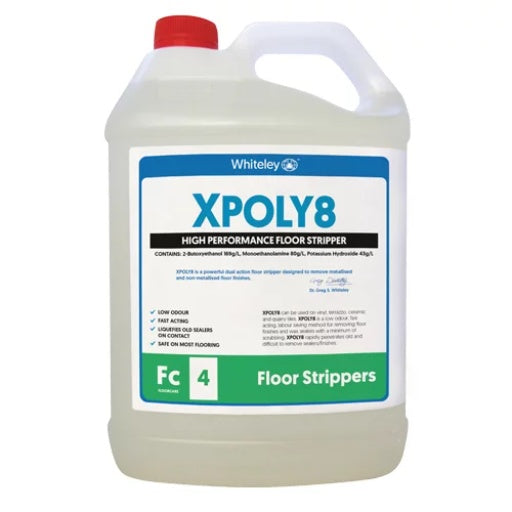 Whiteley XPoly8 High Performance Floor Stripper - 5L