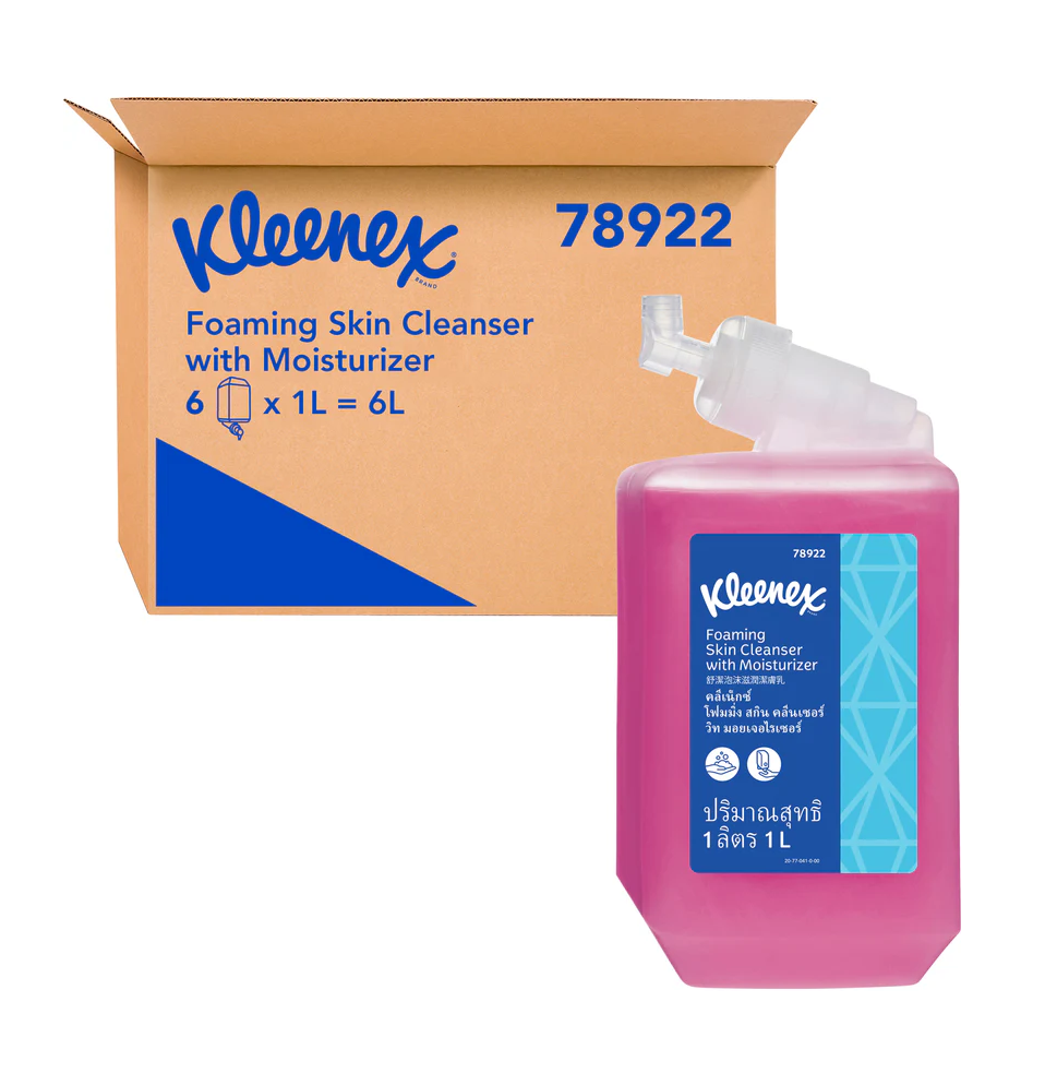 KLEENEX® 78922 Foaming Skin Cleanser with Moisturiser (Old 6342) 1LX6Pk/CTN