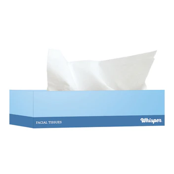 Whisper Premium Facial Tissue 2ply 100 sheets 48pk/CTN