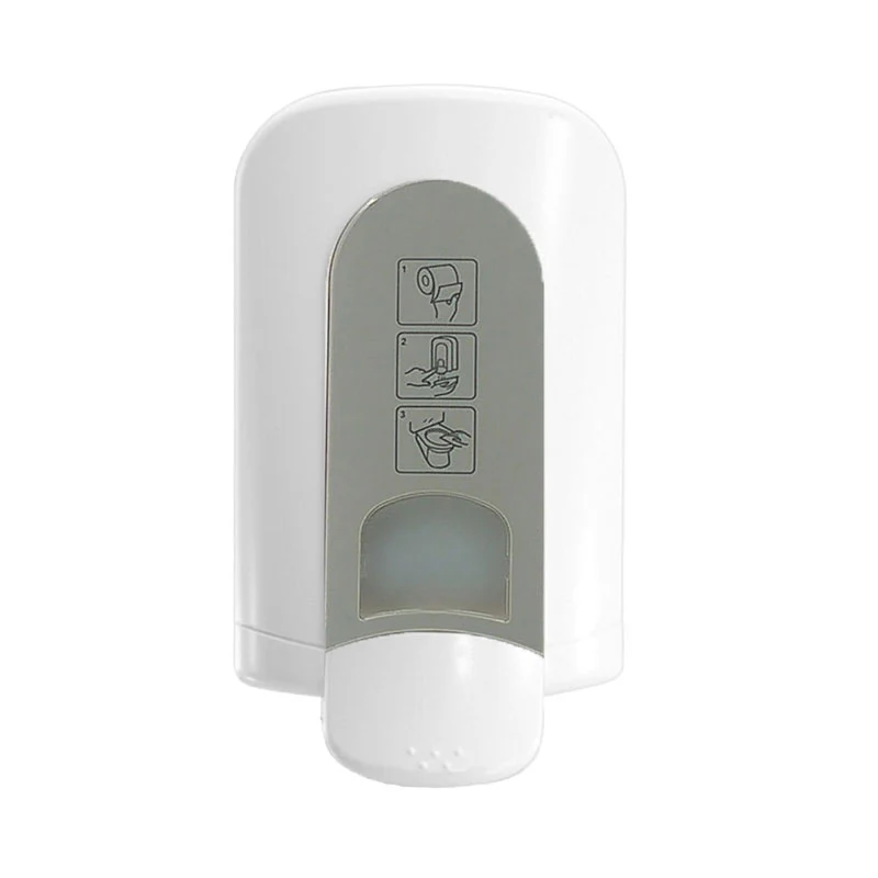 Toilet Seat Cleaner and Sanitiser Dispenser White Grey 500mL