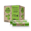 Envirostar Compostable Green Bin Liner 240L 12 Rolls 120/CTN