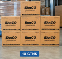 EkkCO Premium Toilet Tissue 2Ply 400s 48 Rolls /CTN