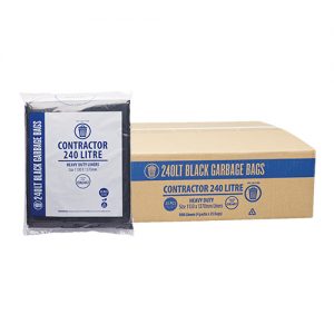 Contractor Black Garbage Liner 240L- 25PK 100/CTN