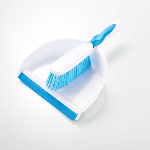 EkkCO Soft Grip Dustpan And Brush Set Blue | EkkCo