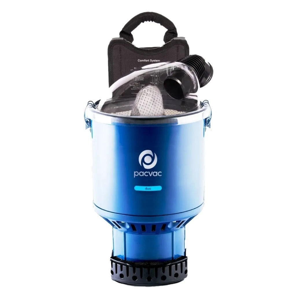 Pacvac DUO Water Bypass Corded Backpack Vacuum | Pacvac