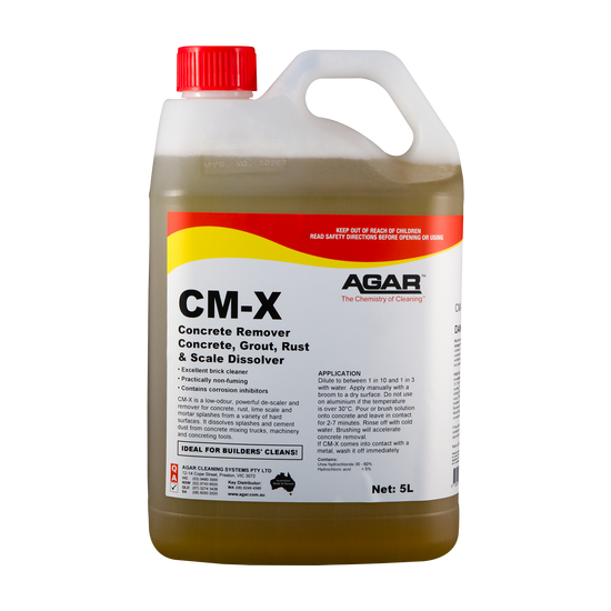 AGAR™ CM-X Concrete Remover For Builders Clean 5L