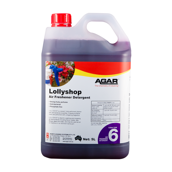 AGAR™ Lollyshop Air Freshener Detergent 5L
