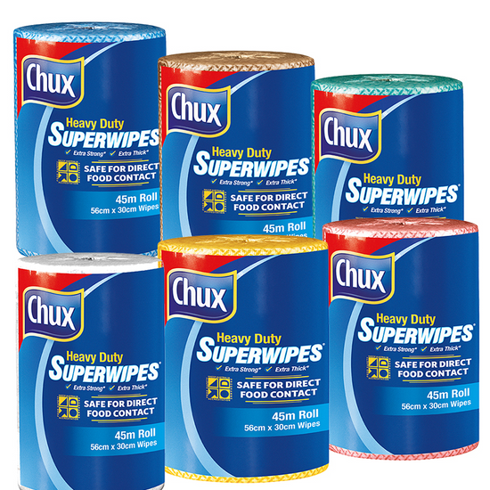 Chux® Superwipes® Heavy Duty Roll 45m | Chux