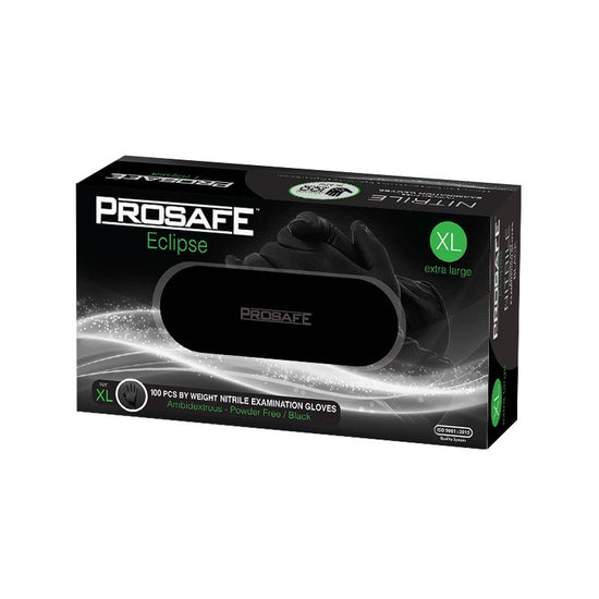 PROSAFE™ Eclipse EX-Large Black Nitrile Examination Powder Free Gloves