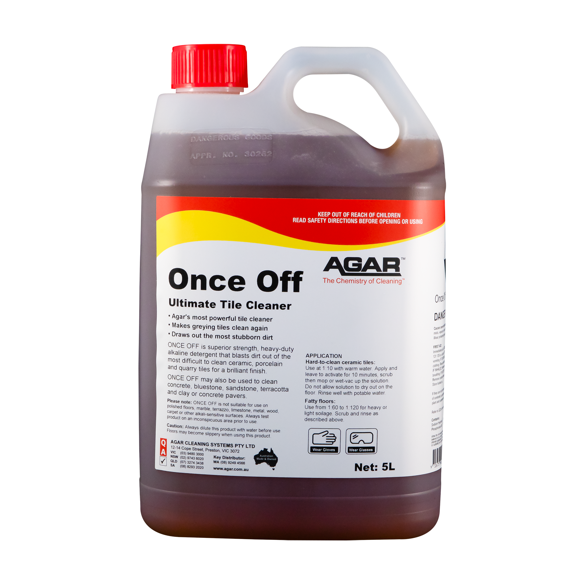AGAR™ Once Off Ultimate Tile Cleaner 5L