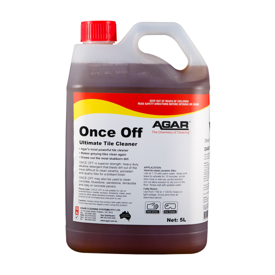 AGAR™ Once Off Ultimate Tile Cleaner 5L