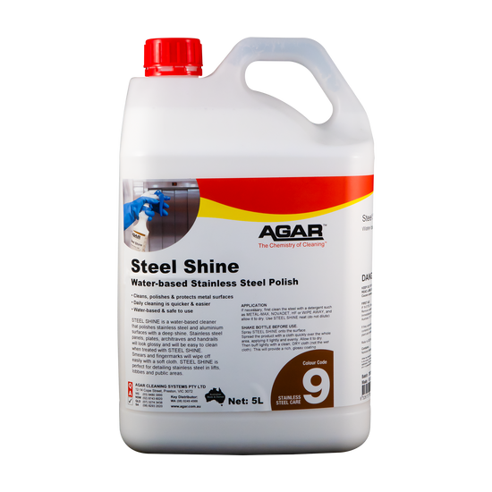 AGAR™ Steel Shine Water-based Stainless Steel Polish 5L