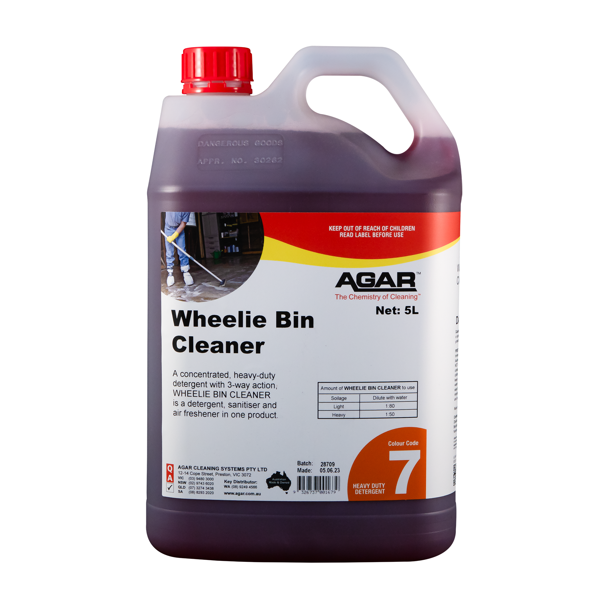 AGAR™ Wheelie Bin Cleaner 5L (DG)