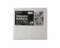 Veora Signature Quilted Dinner Napkin  GT Fold 2-Ply White