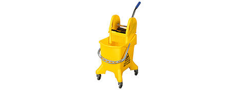 Cleanlink Heavy Duty Mop Bucket Metal Wringer 31L