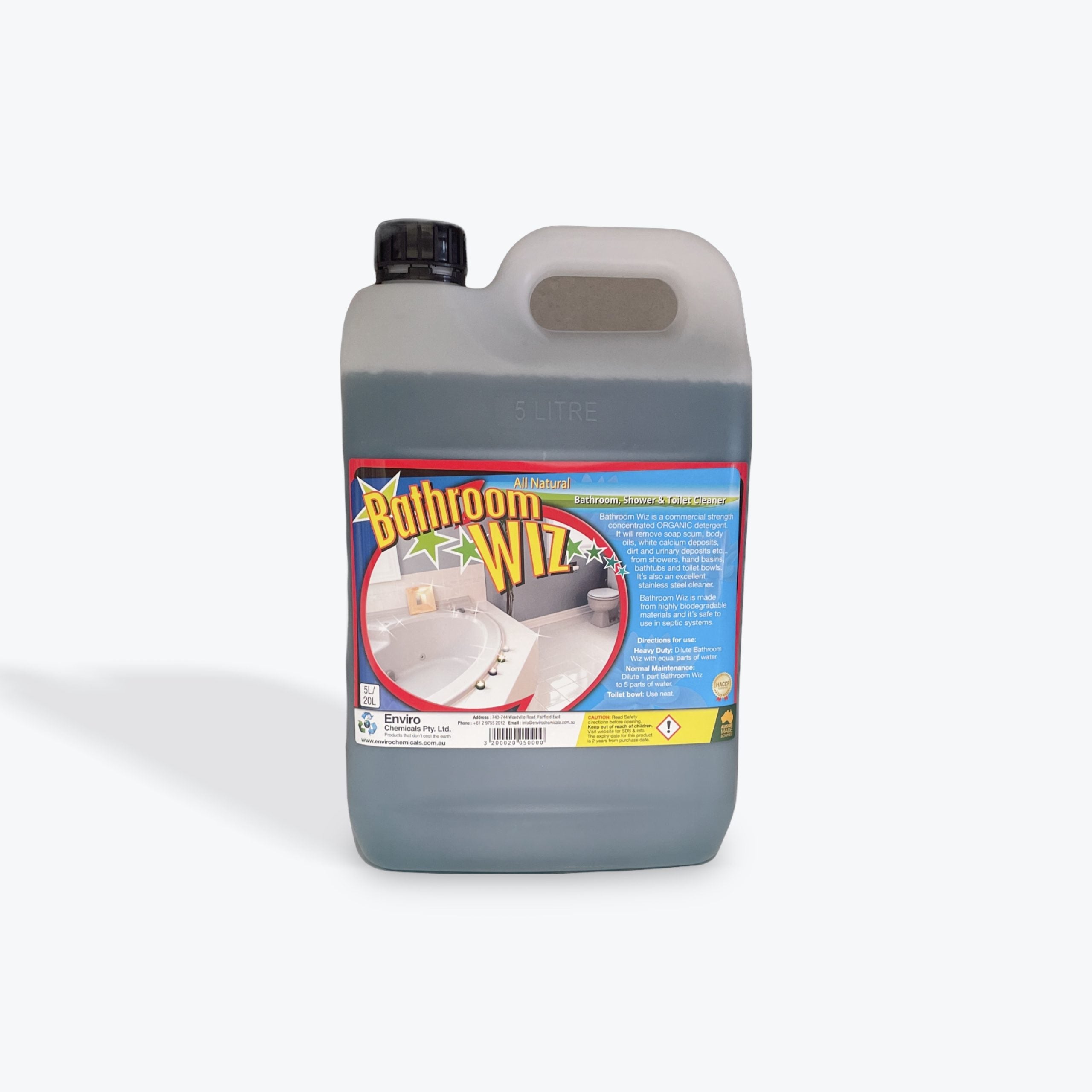 Enviro Bathroom Wiz Concentrated Organic Bathroom Cleaner
