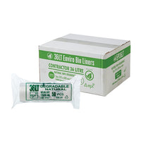 Natural EPI Degradable Kitchen Tidy Liner 36L 50 Rolls 1000/CTN