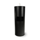 EkkCO Floor Standing Metal Wet Wipes Dispenser Black | EkkCo