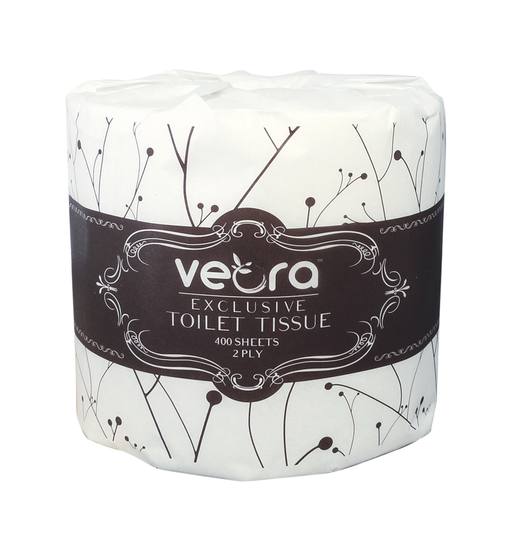 Veora Exclusive Toilet Tissue 2ply 400s 48 Rolls /CTN