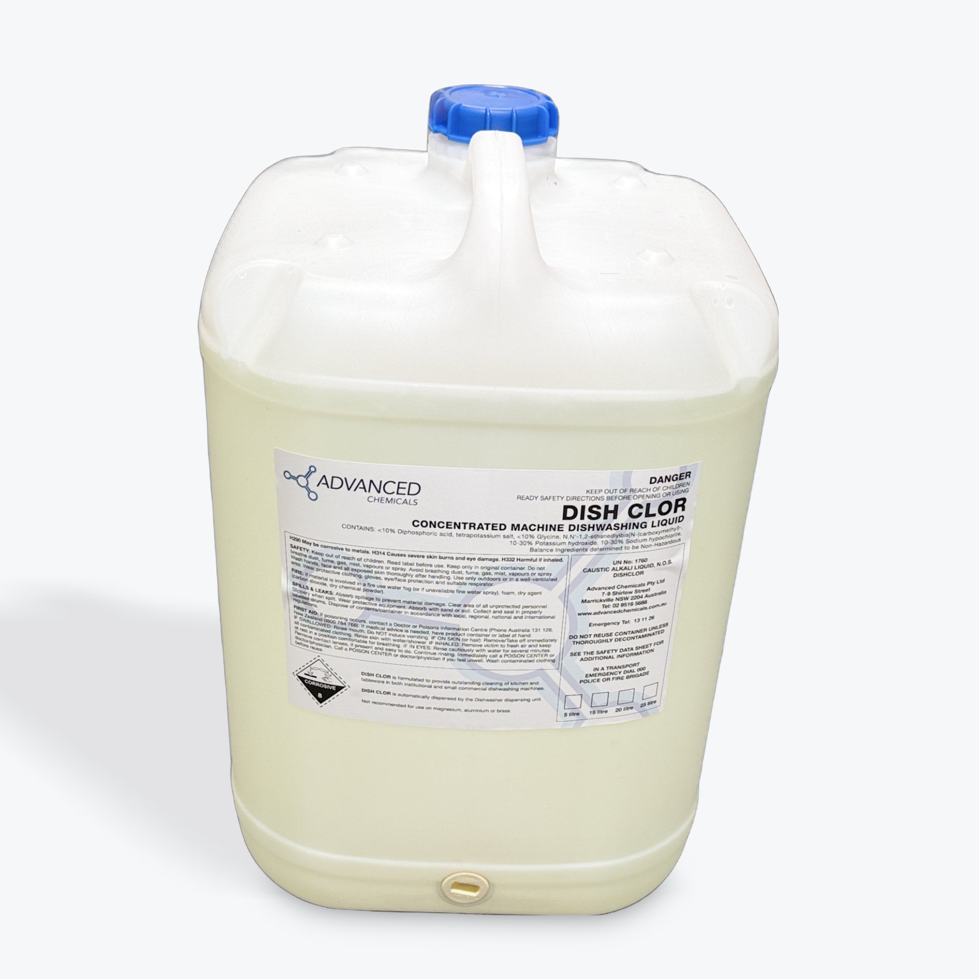 DISH CLOR Machine Dishwashing Liquid | Advanced Chemicals