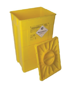 Medical Sharps Disposal Waste  Bin 60L Yellow
