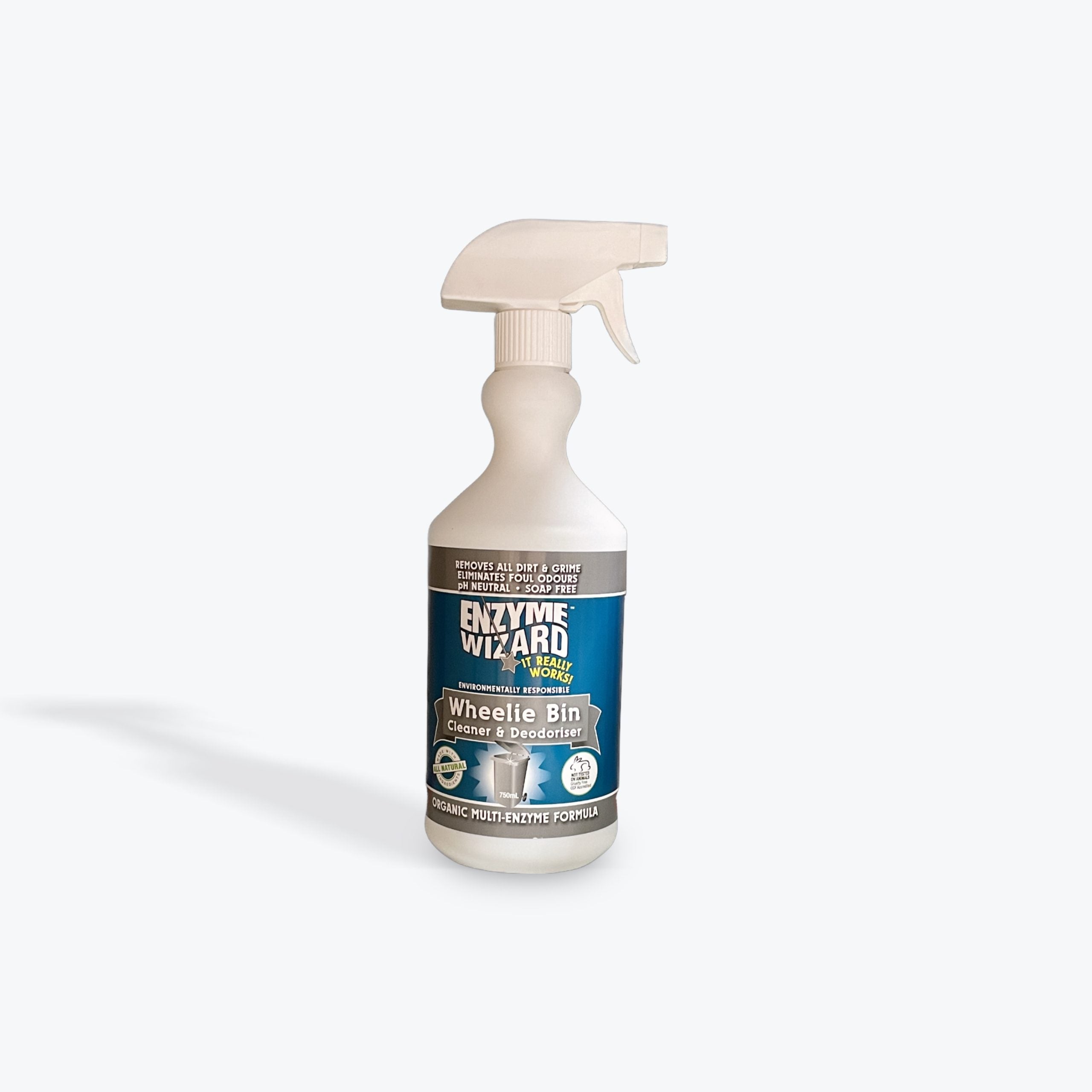 Enzyme Wizard Wheelie Bin Cleaner and Deodoriser 750ml EMPTY