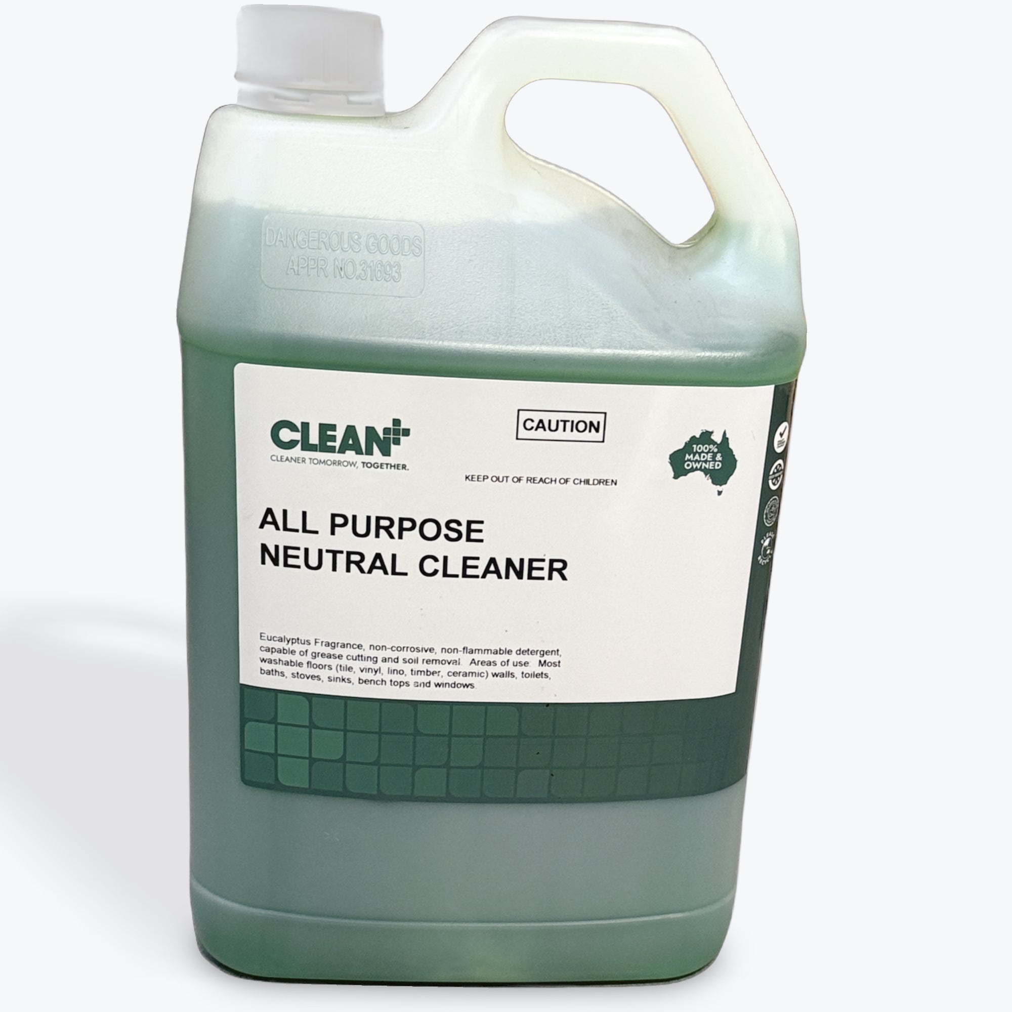 Clean Plus All Purpose Neutral Surface Cleaner 5L