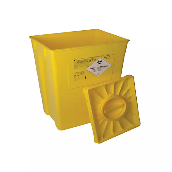 Medical Sharps Disposal Waste  Bin 30L Yellow