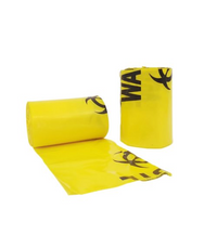 Premium Hygiene Yellow Clinical Waste Bags 50L - 25Bags/Roll