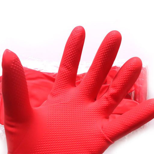 Latex Multipurpose Gloves with Extra Long Cuff Yellow | EkkCo