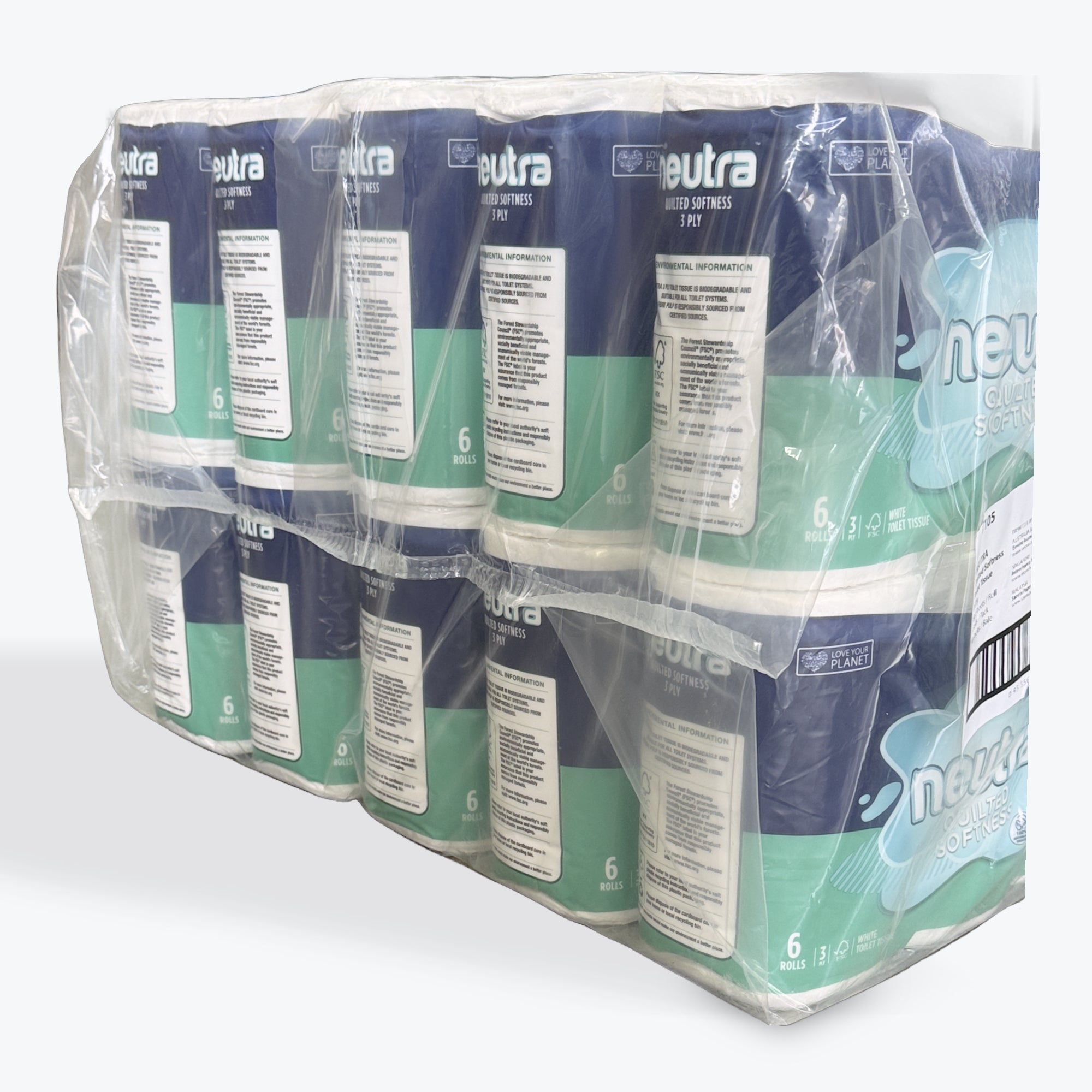 Neutra Quilted Softness Toilet Tissue 3ply 60 Rolls Pack