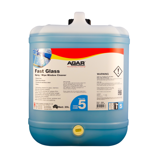 AGAR™ Fast Glass Spray Wipe Window Cleaner 20L