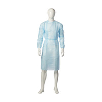 PROSAFE™ Blue Impervious Isolation Gown Knit Cuff CTN 50