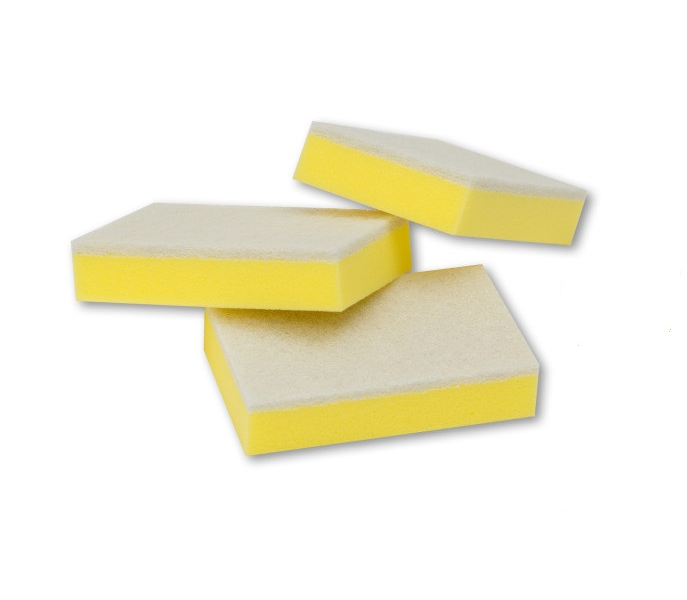Light Duty Non Scratch Sponge Scourer- White (150 x 100 x 30)mm 10Pk