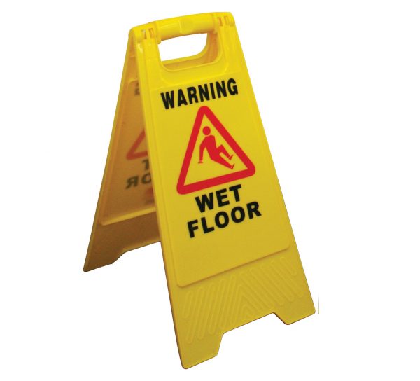 EDCO Contractor Wet Floor Sign - Yellow