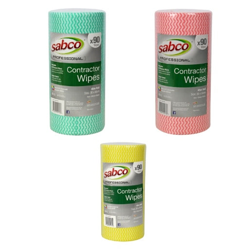 SABCO Contractor Wipes 90 Sheet Roll