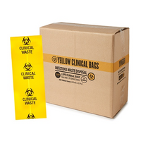 High Quality Clinical Waste Bags 54L 660mm x 900mm 4X50Rolls/CTN