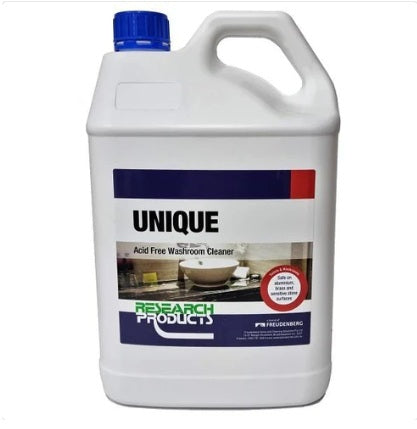 Research Products Unique Acid Free Washroom Cleaner 5L | Oates
