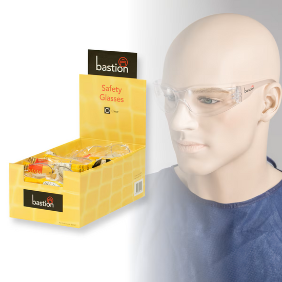 Bastion Safety Glasses anti-scratch - Clear | Bastion